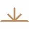 Ekena Millwork Saratoga Timber Gable Bracket, Western Red Cedar, 60"W x 30"H x 1 1/2"D x 3 1/2"F, 12/12 Pitch GBW060X30X0204SAR00SWR - alternate 1